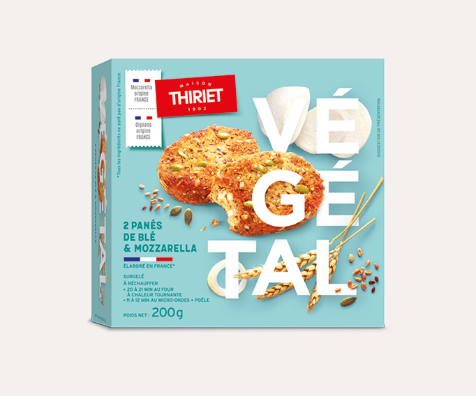 2 panés de blé et mozzarella La 2ème à -60%