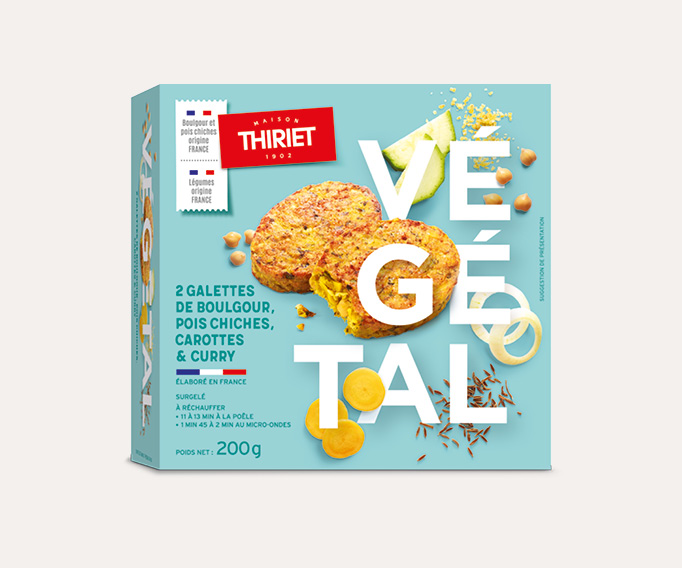 2 galettes végétales au choix La 2ème à -60%