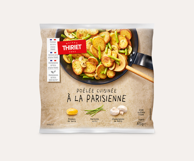 Poêlée cuisinée à la parisienne Le lot de 2