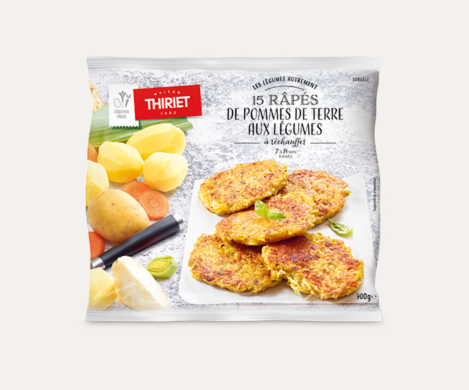 15 Râpés de pommes de terre aux légumes Le 2ème à -30%