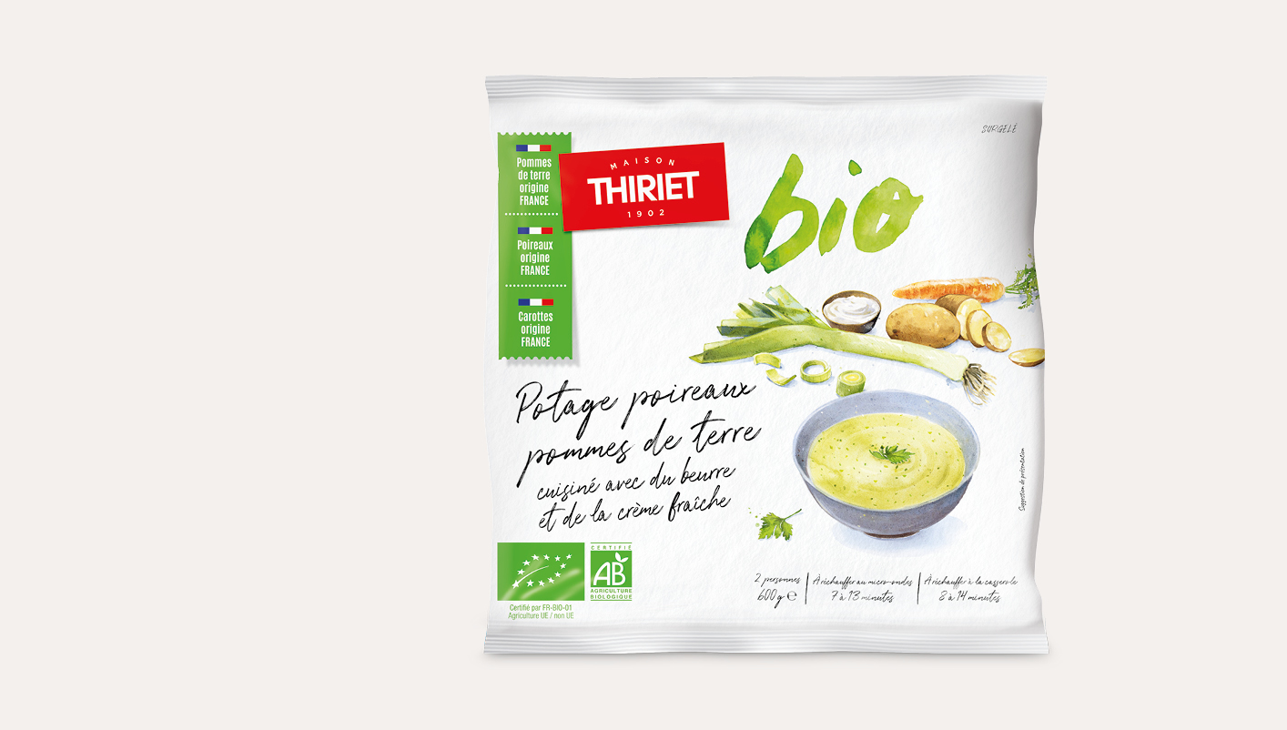 Potage poireau/pommes de terre biologique Le 2ème à -40%