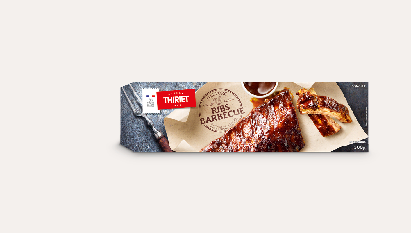 Ribs de porc barbecue La 2ème à -30%