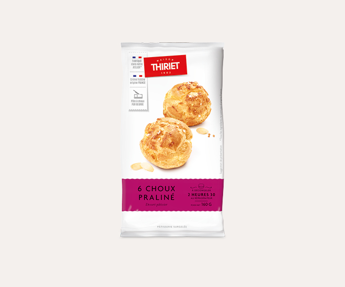 6 Choux praliné Le 2ème à -50%