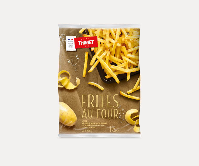 Frites au four croustillantes - 5 ingredients 15 minutes