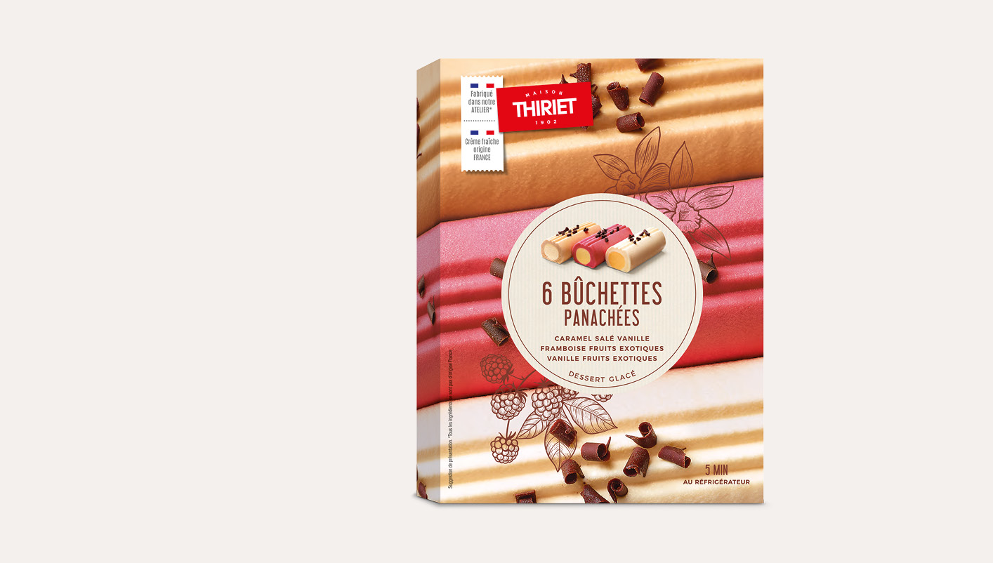 6 Bûchettes panachées