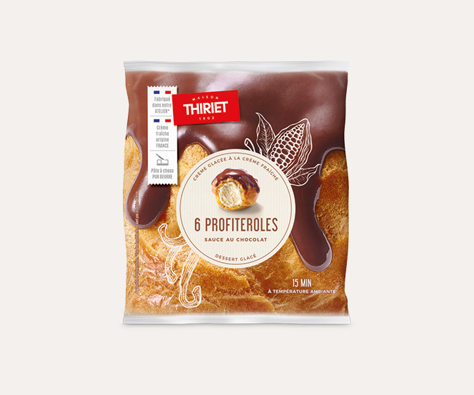6 profiteroles Le 2ème à -50%