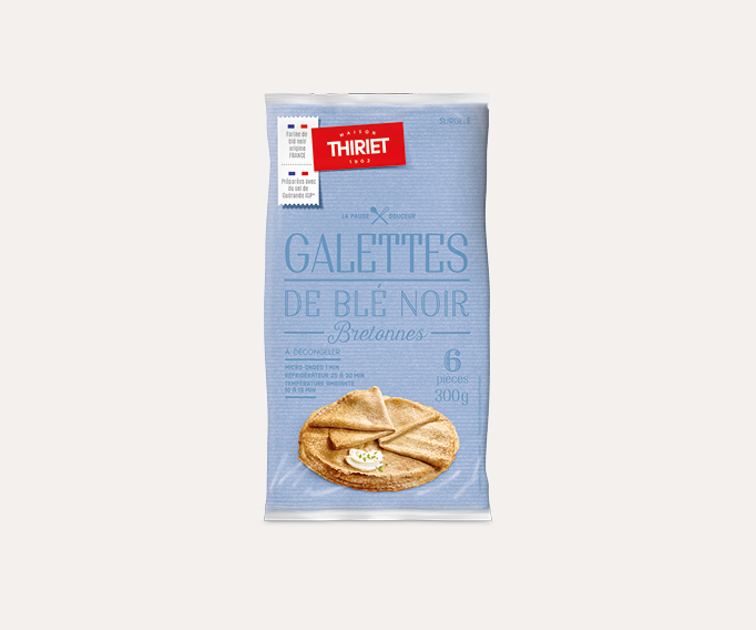 6 Galettes bretonnes de blé noir