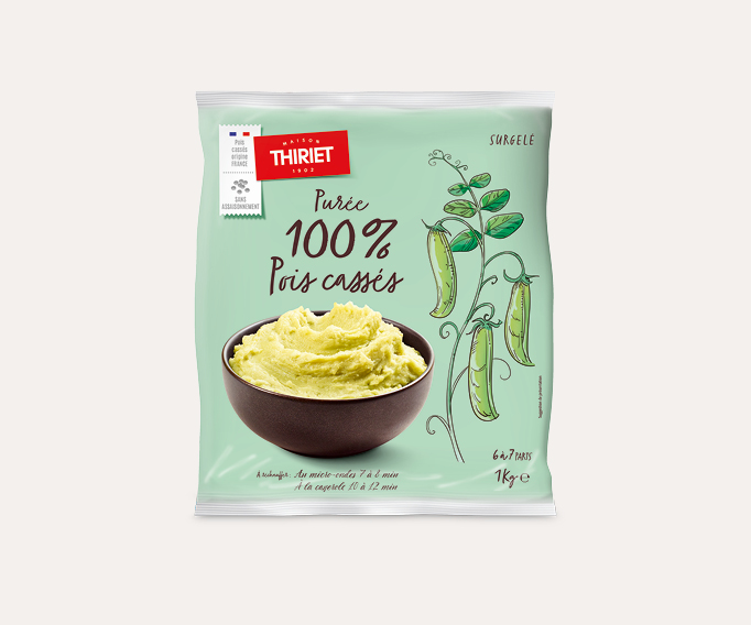 Purée 100 % pois cassés