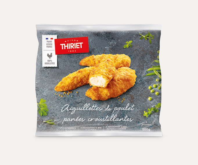Aiguillettes de poulet panées croustillantes Le 2ème à -50%
