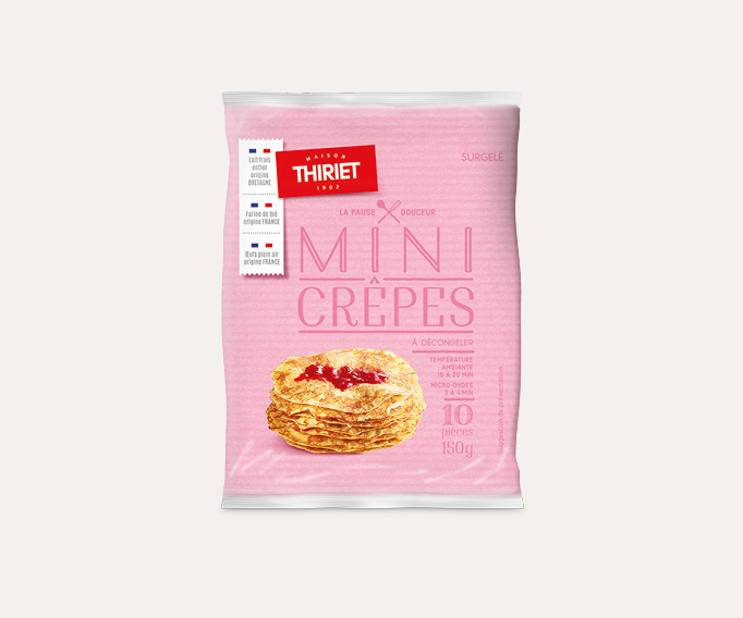 10 Mini crêpes Lot de 2 sachets