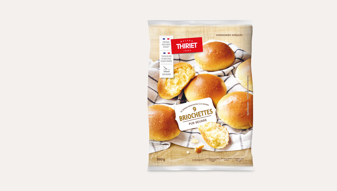 9 Briochettes pur beurre