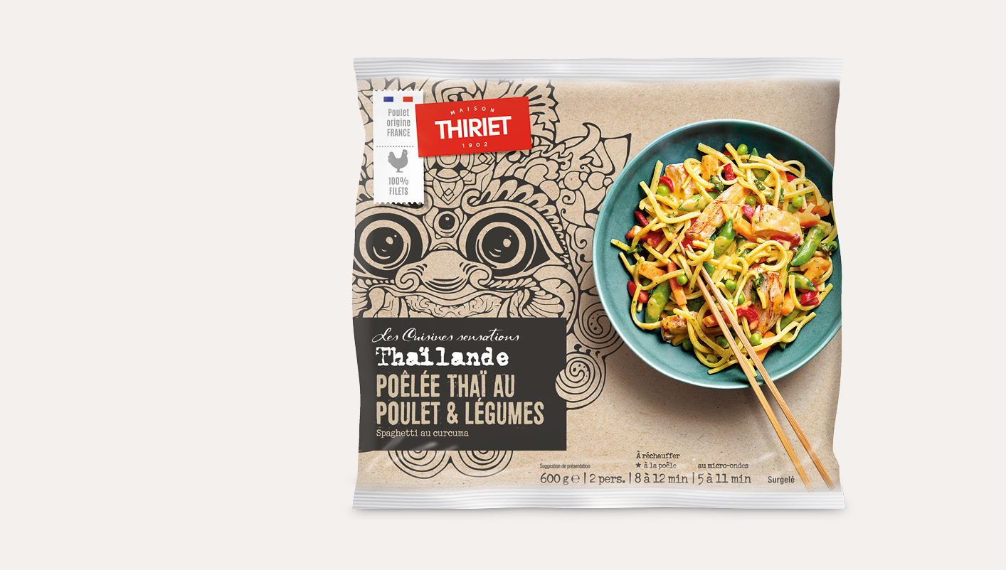 Poêlée thaï au poulet et légumes Le 2ème à -30%