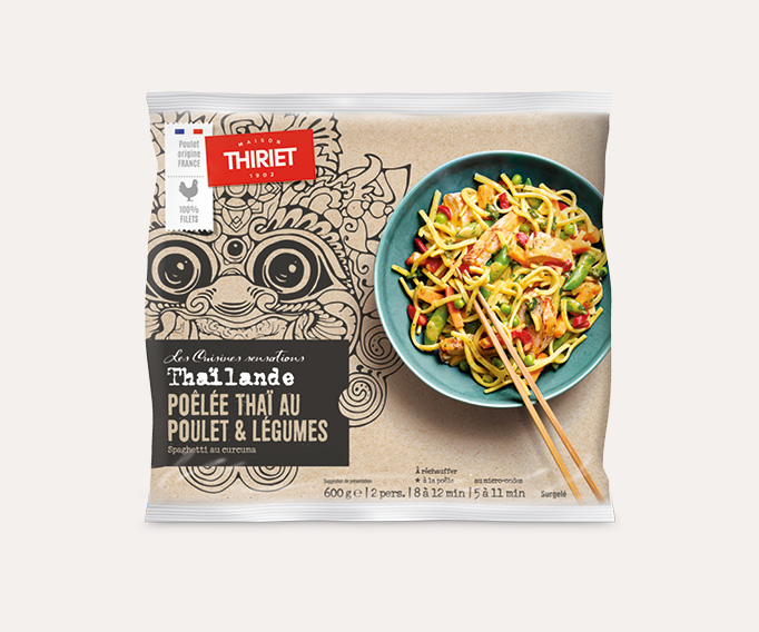 Poêlée thaï au poulet et légumes Le 2ème à -30%