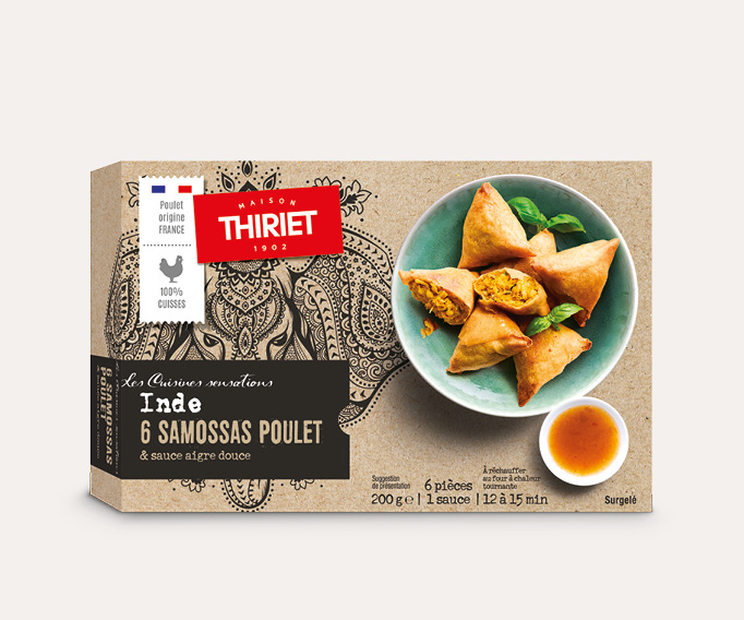 6 samossas poulet La 2ème à -50%