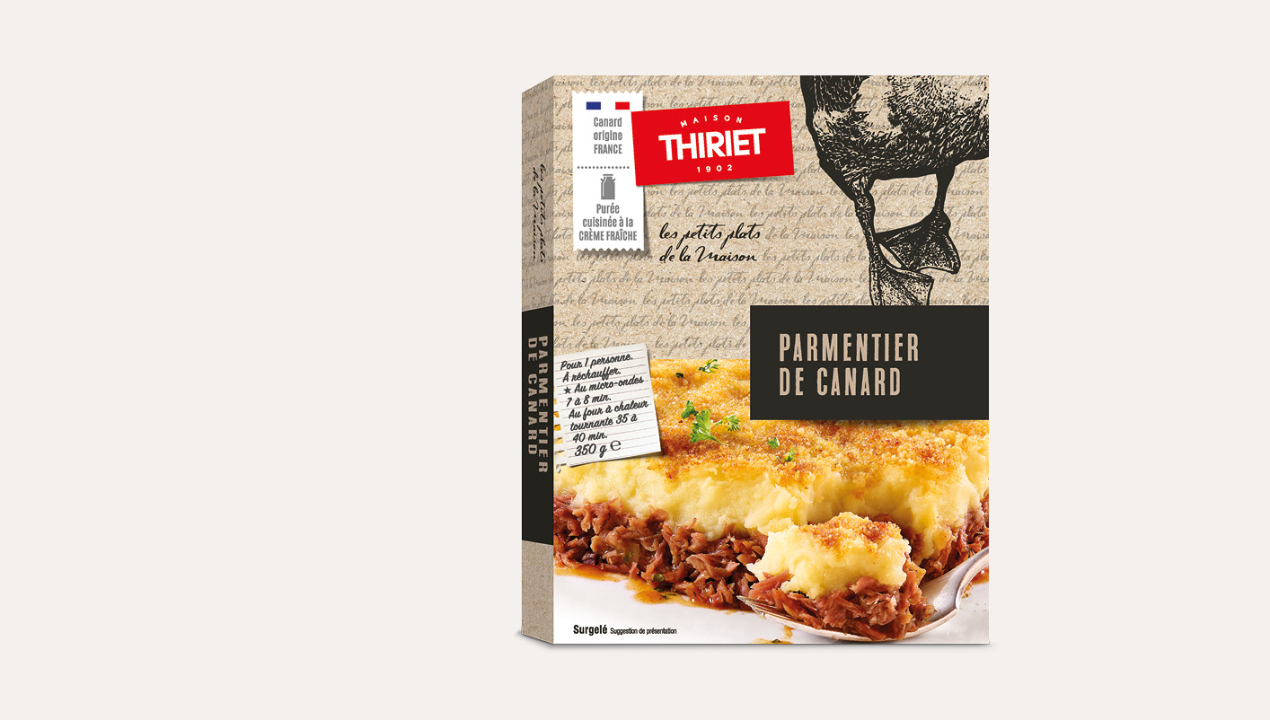 Parmentier de canard La 2ème à -50%