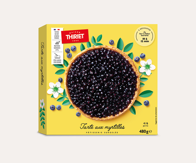 Tarte aux myrtilles La 2ème à -50%