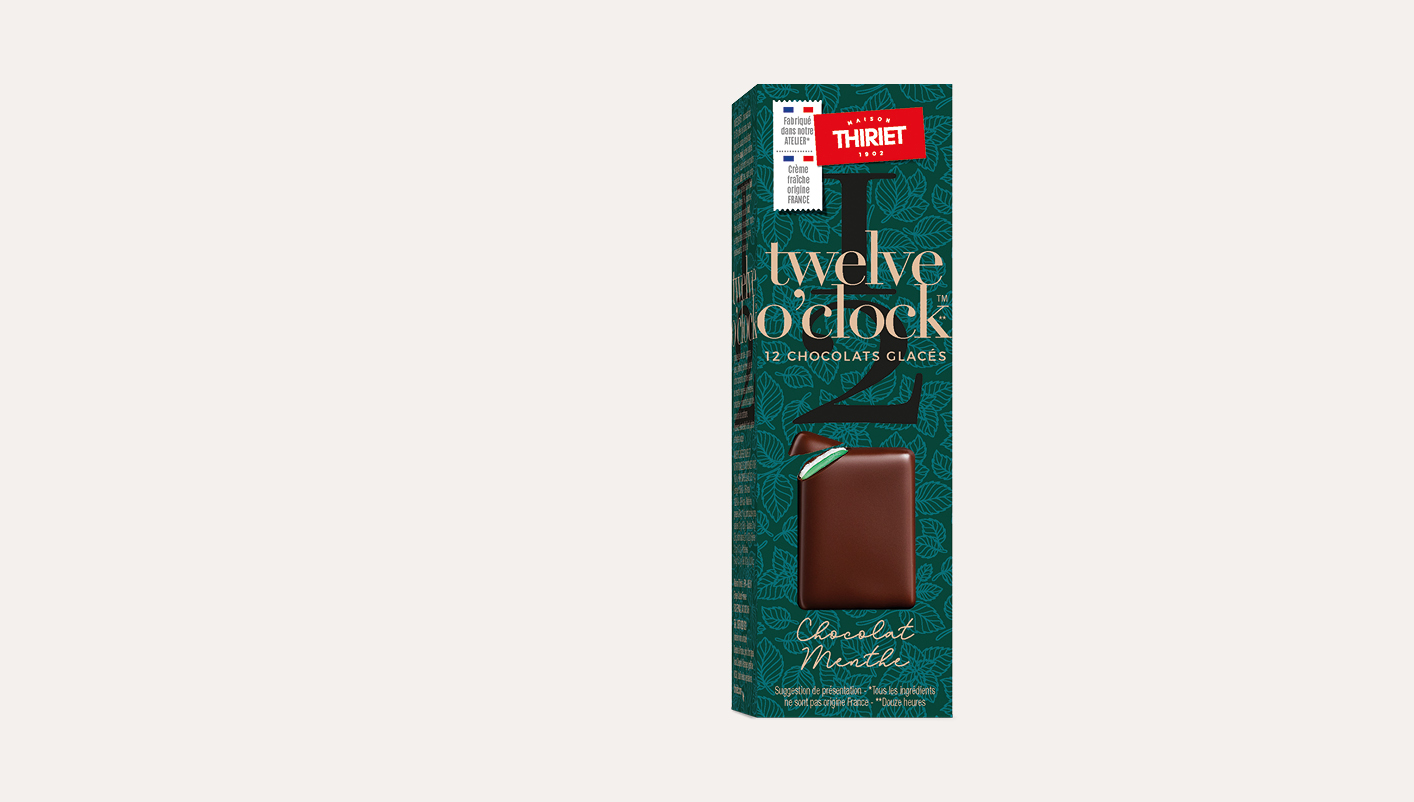 Twelve o'clock™ - chocolats glacés chocolat/menthe