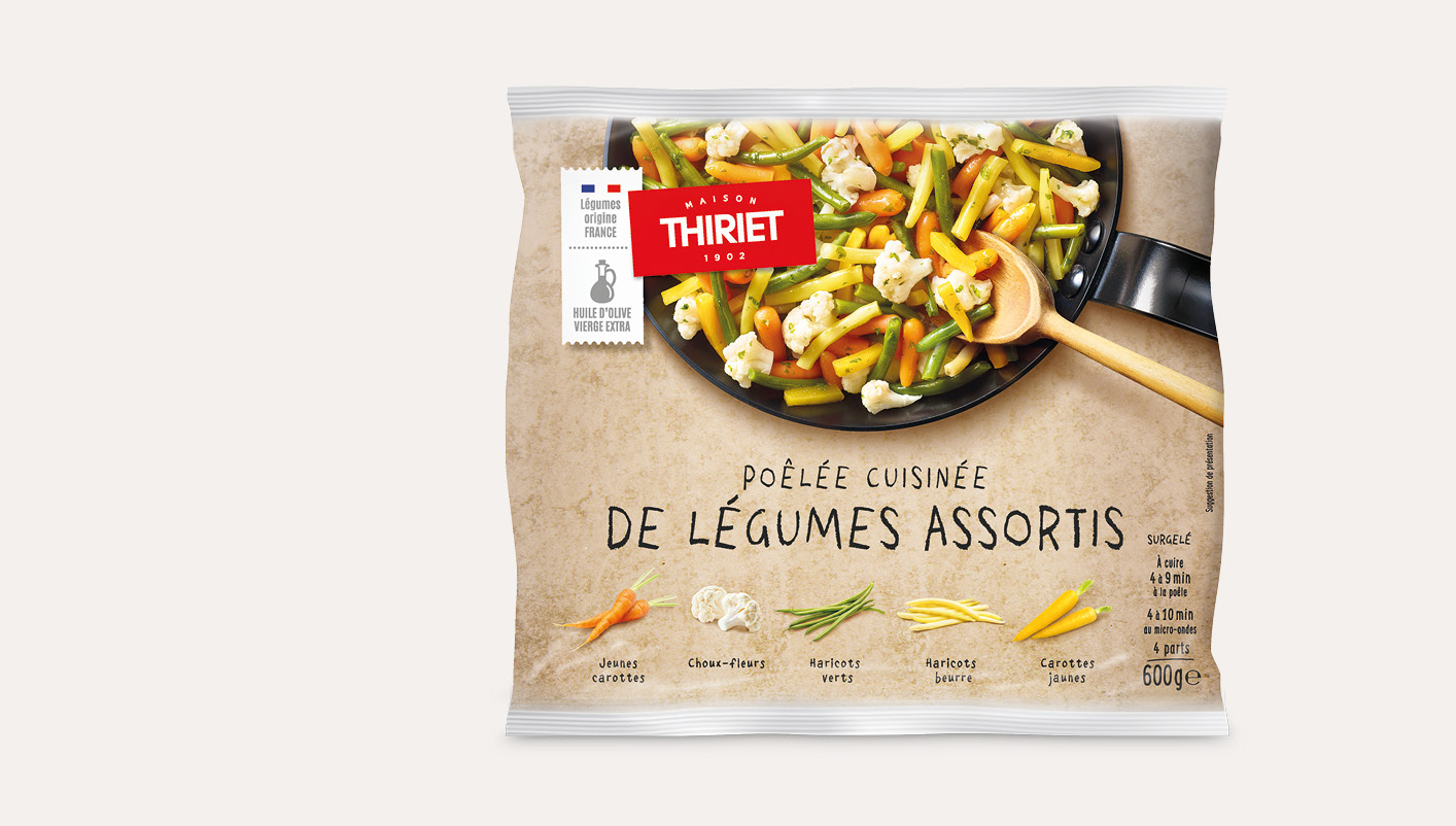Poelée de légumes au choix Le 2ème à -50%