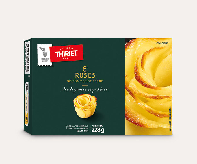 6 Roses de pommes de terre La 2ème à -50%