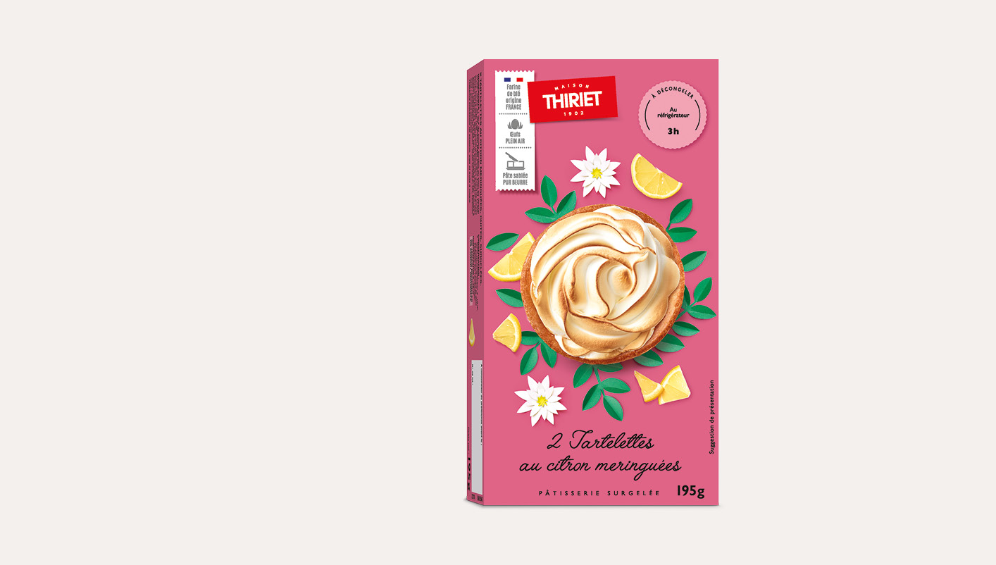 2 Tartelettes au citron meringuées La 2ème à -50%
