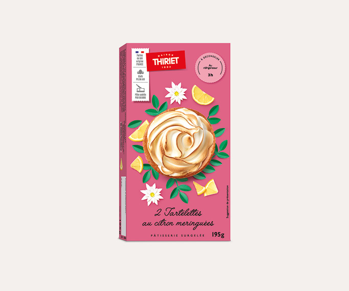 2 Tartelettes au citron meringuées La 2ème à -50%