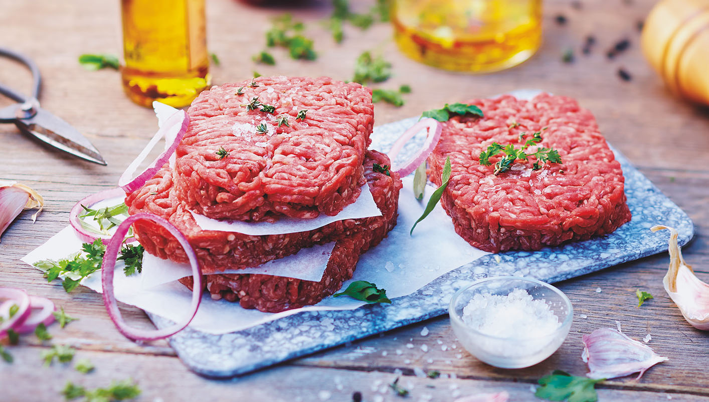 4 Steaks hachés pur bœuf façon bouchère bio 10% M.G.