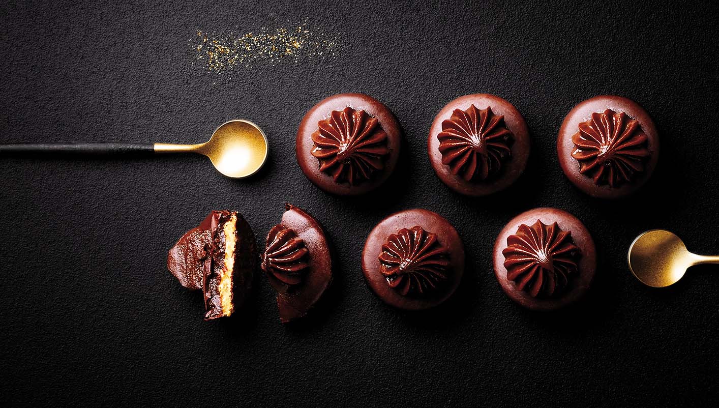 8 palets chocolat caramel