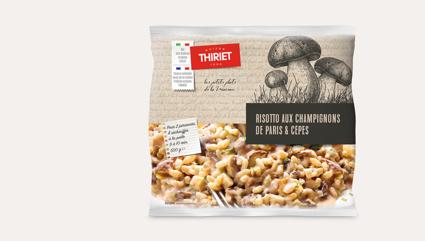 Risotto aux champignons d eParis et cèpes Le 2ème à -50%
