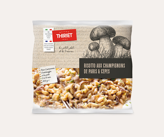 Risotto aux champignons d eParis et cèpes Le 2ème à -50%