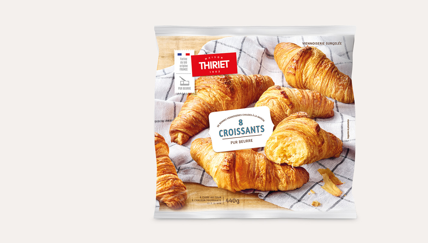8 croissants pur beurre Le 2ème à -30%