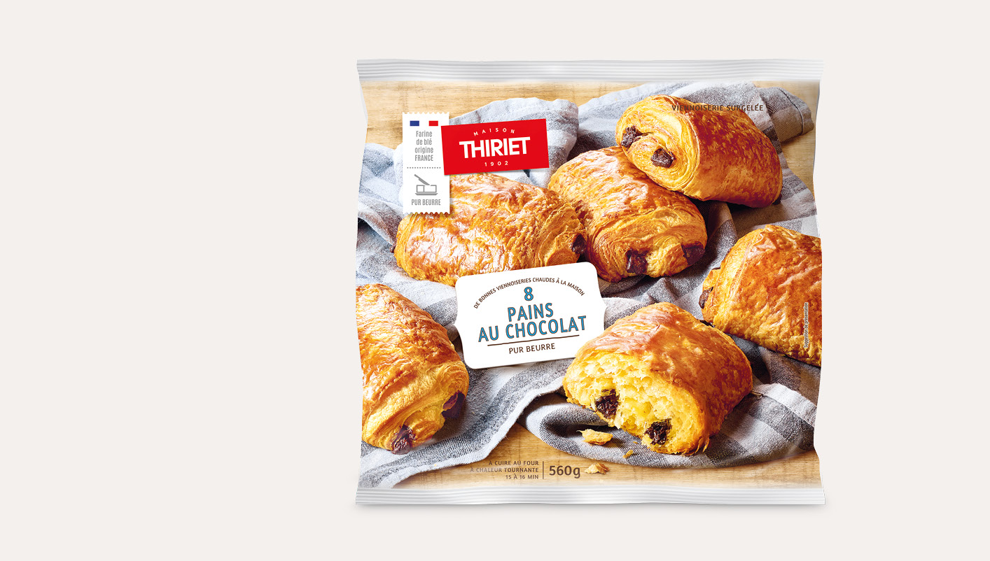 8 Pains au chocolat - pur beurre Le 2ème à -30%