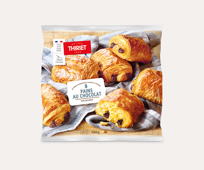 8 Pains au chocolat - pur beurre Le 2ème à -30%