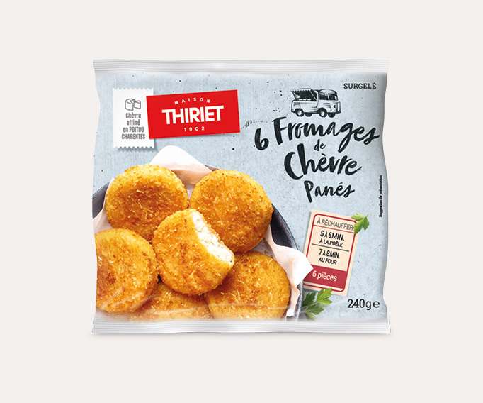 6 Fromages de chèvre panés Le lot 2