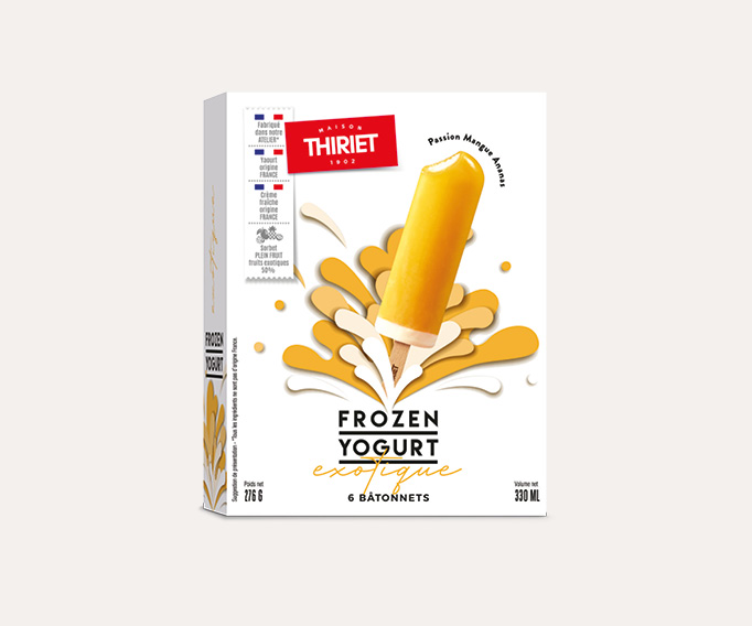 6 Bâtonnets Frozen Yogurt Exotique