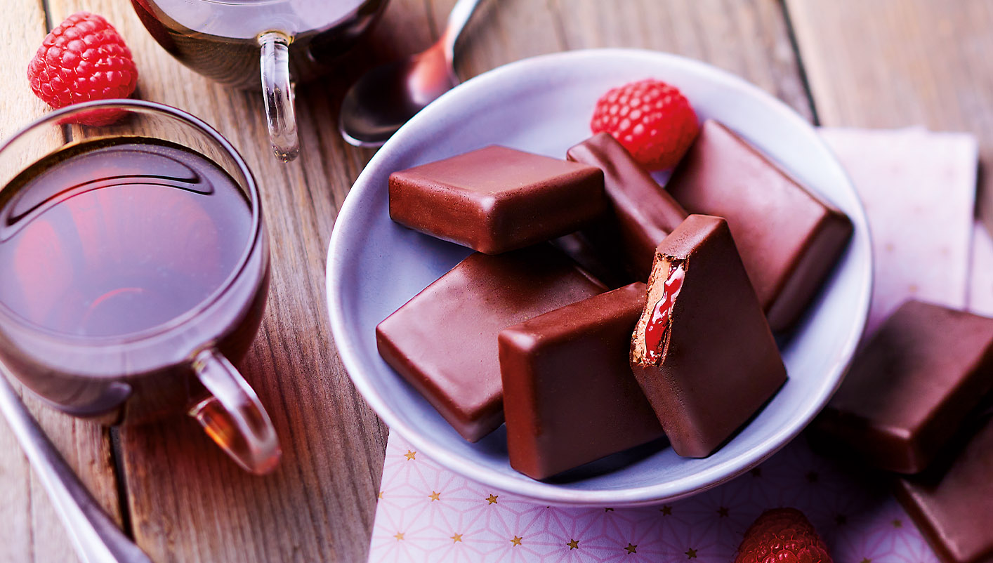 Twelve o'clock™ - chocolats glacés chocolat/framboise