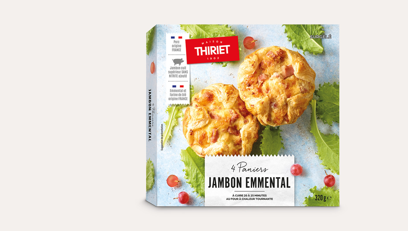 4 Paniers jambon, emmental La 2ème à -50%