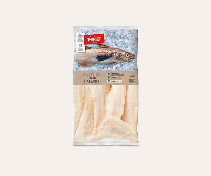 Filets de colin d'Alaska Le lot de 2
