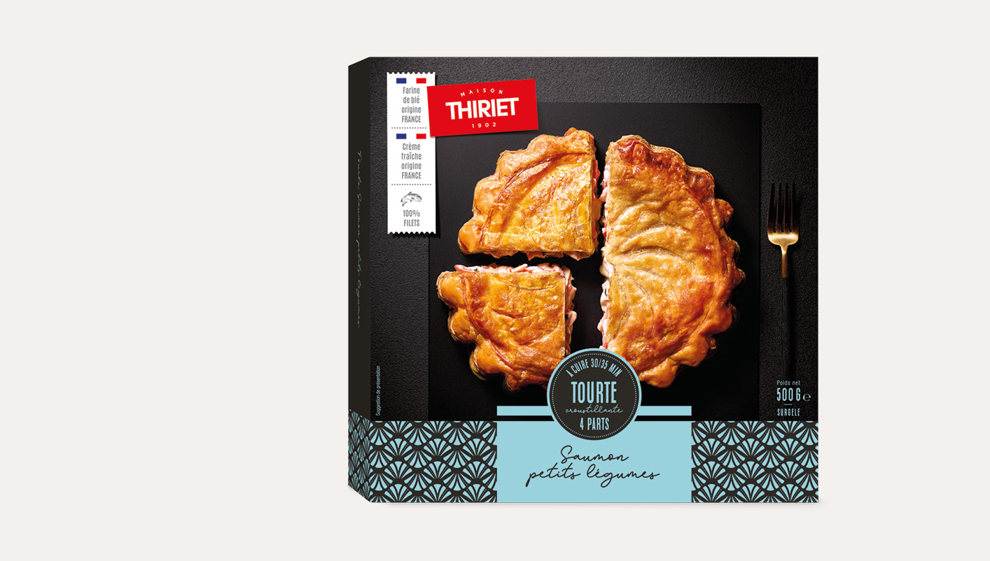 Tourte saumon/petits légumes La 2ème à -50%