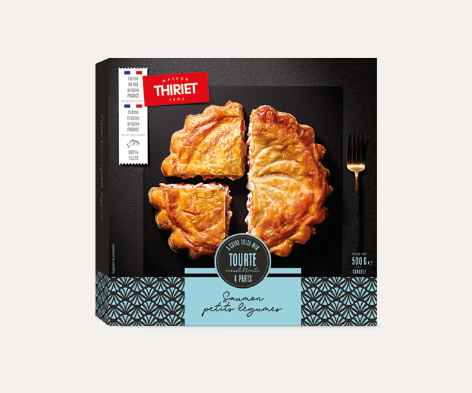Tourte saumon/petits légumes La 2ème à -50%