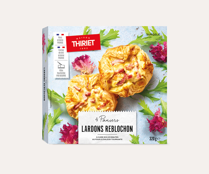 4 Paniers lardons/reblochon La 2ème à -30%