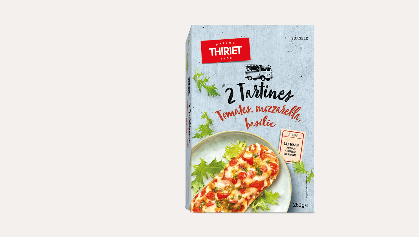2 tartines au choix La 2ème à -40%