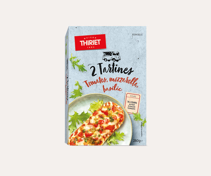 2 tartines au choix La 2ème à -40%