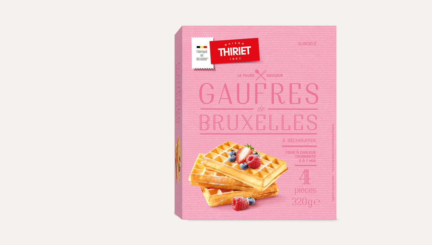 4 Gaufres de Bruxelles La 2ème à -50%