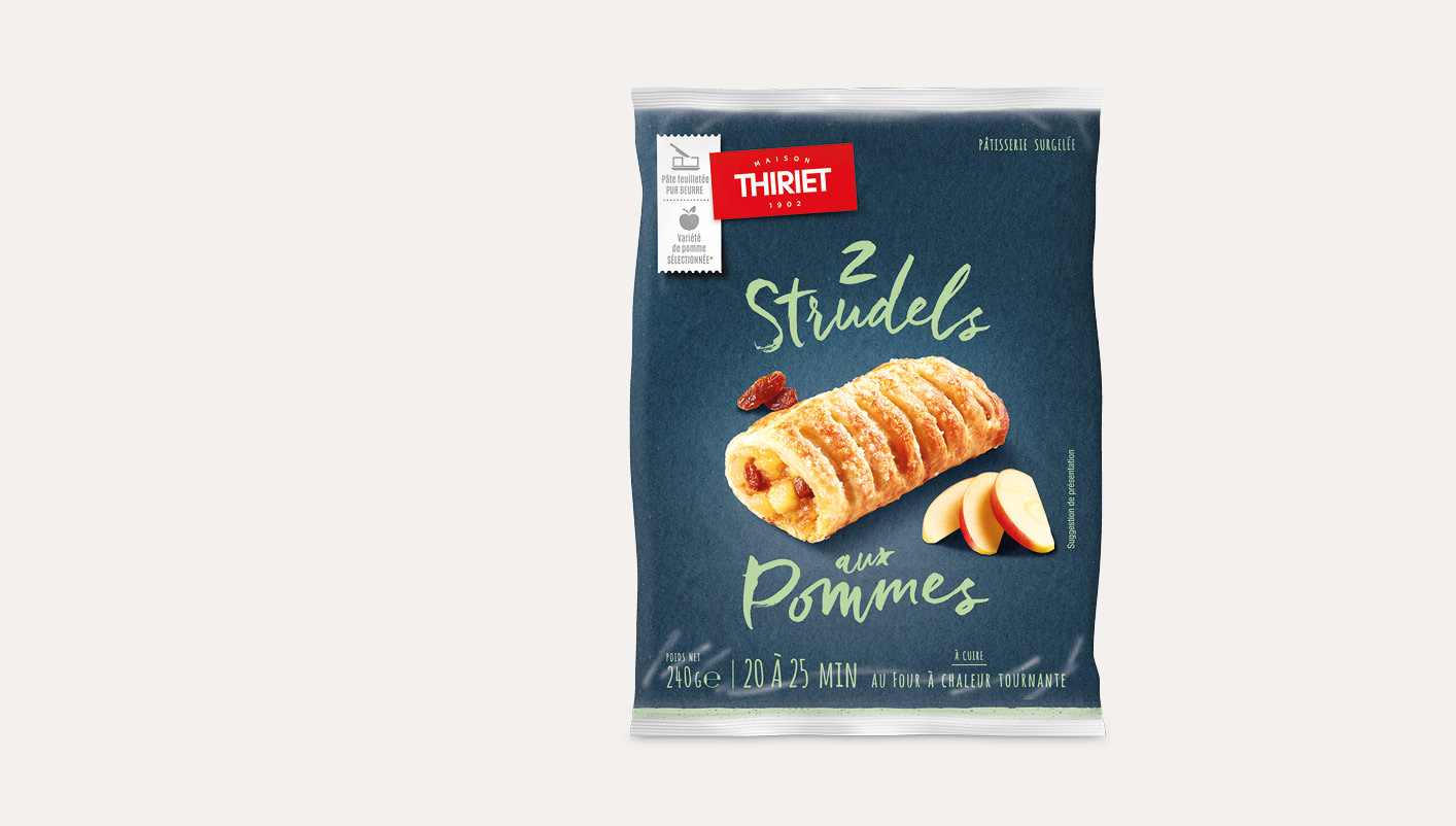 2 Strudels aux pommes Le 2ème à -50%