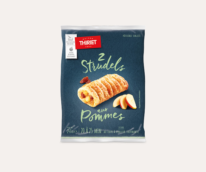 2 Strudels aux pommes Le 2ème à -50%