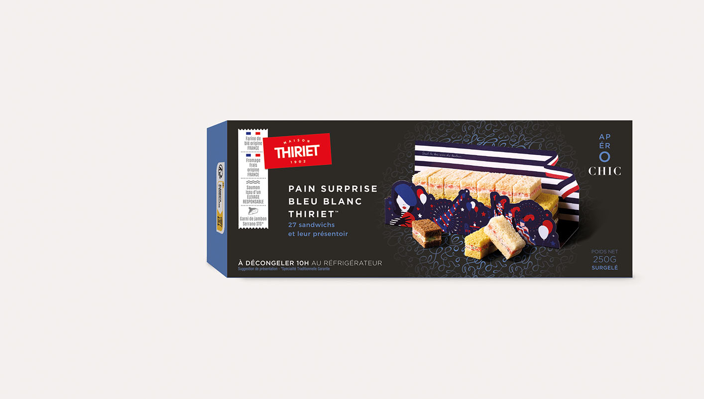 Pain surprise Bleu Blanc Thiriet™ - 27 sandwichs