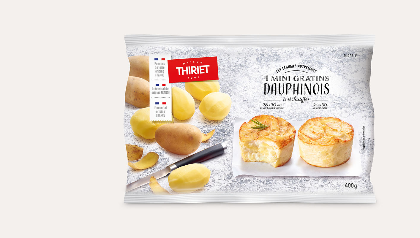 4 Mini gratins dauphinois Le 2ème à -50%