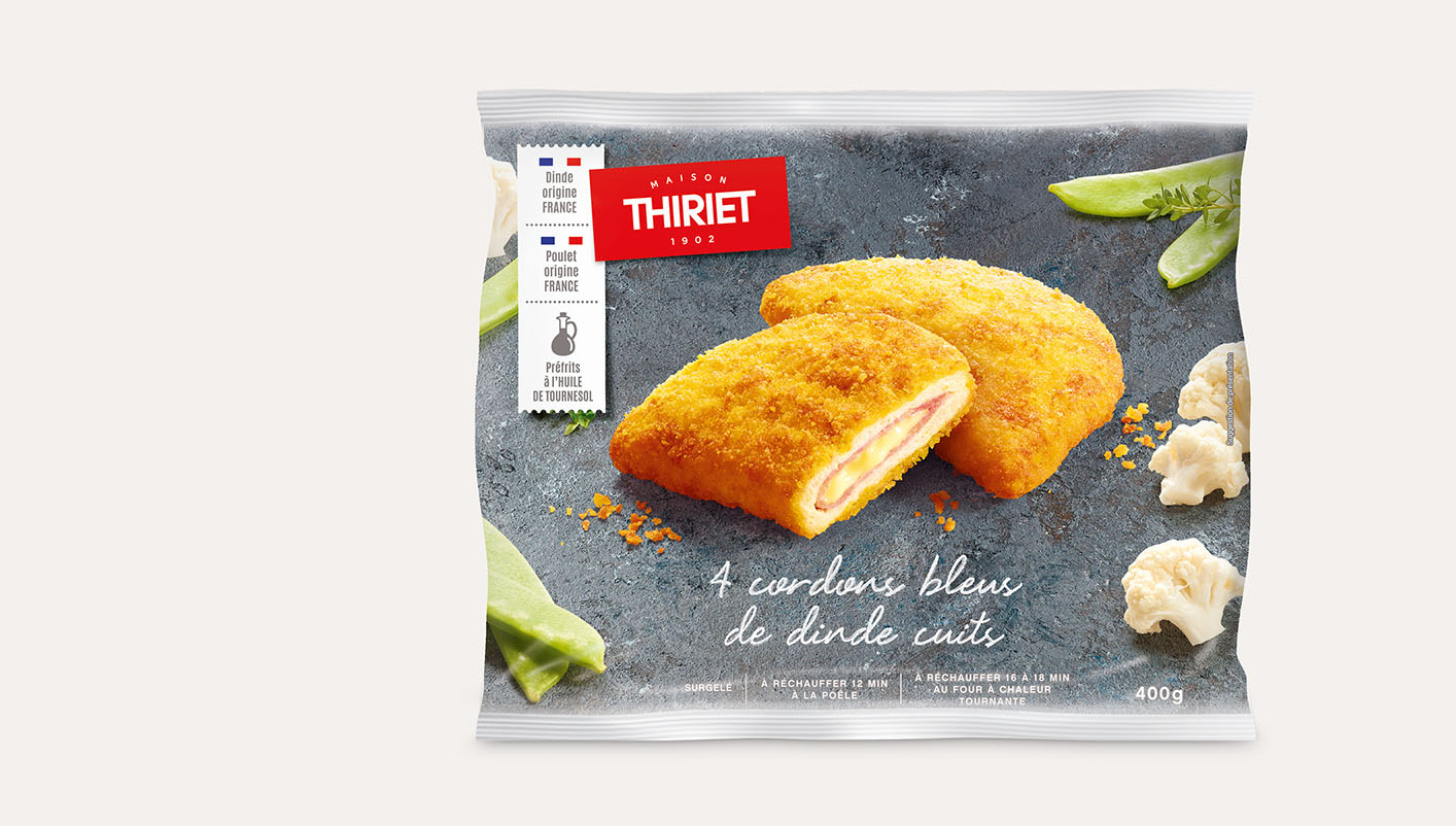 4 Cordons bleus de dinde cuits Le 2ème à -30%