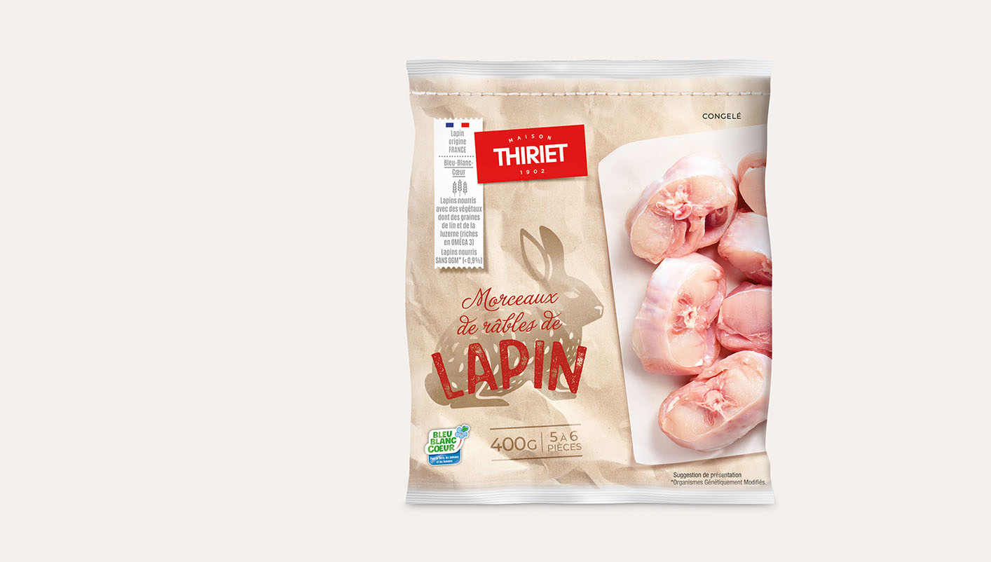 Morceaux de râbles de lapin