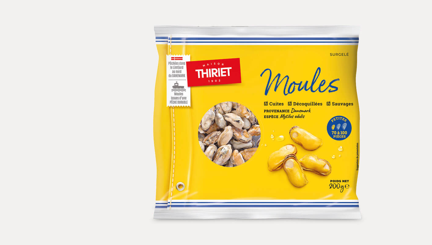 Moules cuites décoquillées Le 2ème à -30%